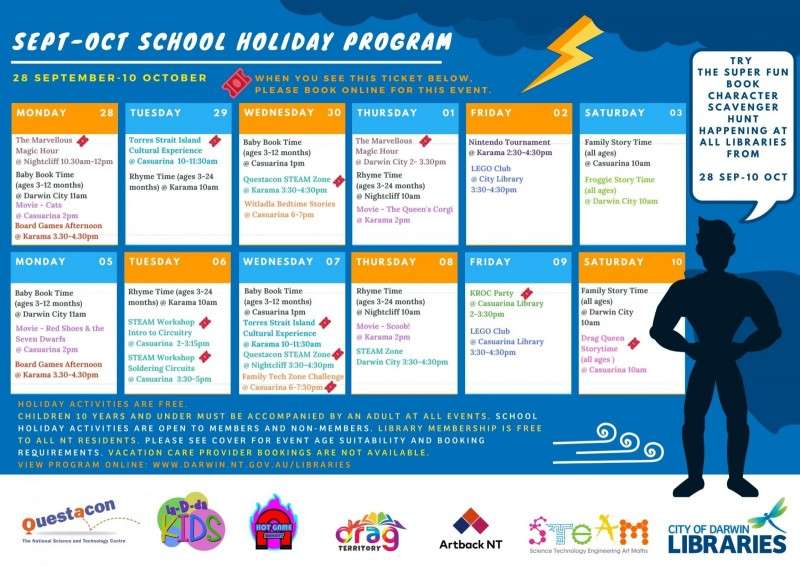 What’s On at Libraries in School Holidays The National Tribune